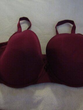 Torrid Curve Burgundy 46C Bra USED